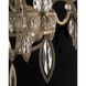 Marquise Crystal 6 Light 36 inch Antique Silver Leaf Chandelier Ceiling Light