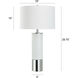 Vidrio 29.75 inch 150 watt Polished Chrome Table Lamp Portable Light