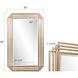 Bancroft 48 X 30 inch Metallic Gold Vanity Mirror