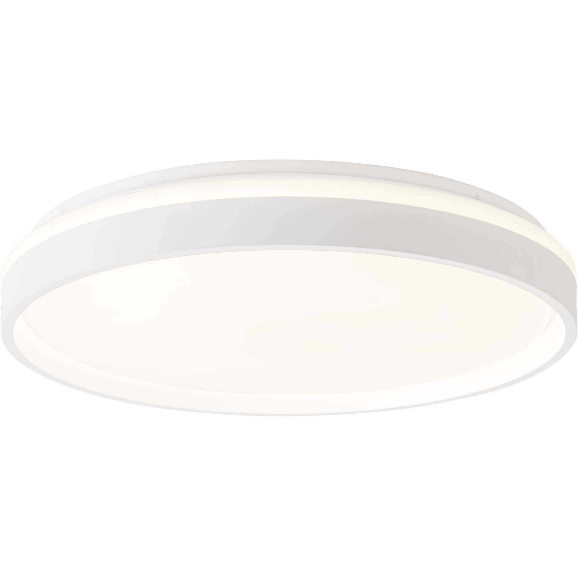 Beanie 19 inch White Flush Mount Ceiling Light