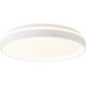 Beanie 19 inch White Flush Mount Ceiling Light