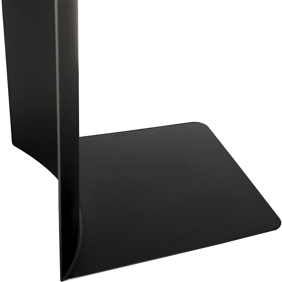 Mulligan 25 X 18 inch Matte Black Side Table