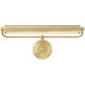 Miller 12 watt 21.5 inch Aged Brass Picture Light Wall Light