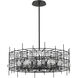 Garroway 9 Light 32 inch Matte Black Chandelier Ceiling Light