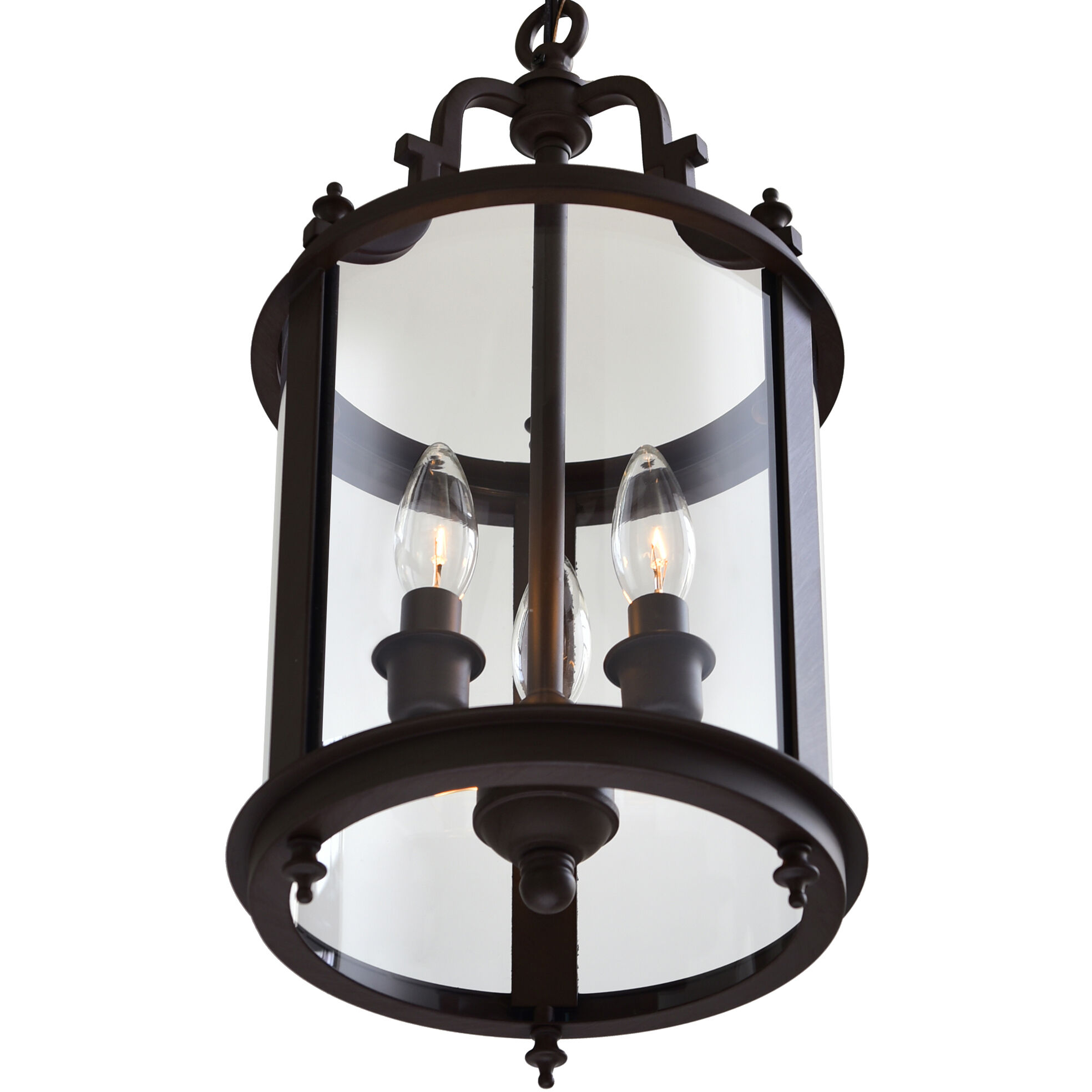 Desire 3 Light 9 inch Oil Rubbed Bronze Drum Shade Mini Pendant Ceiling Light