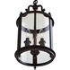 Desire 3 Light 9 inch Oil Rubbed Bronze Drum Shade Mini Pendant Ceiling Light