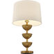 Parson 29 inch 100.00 watt Brass Table Lamp Portable Light, Coco & Dash