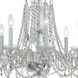 Traditional Crystal 8 Light 26 inch Polished Chrome Chandelier Ceiling Light in Clear Hand Cut
