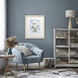Hydrangeas in Vase Blue and Green and Gray Framed Art, Propac