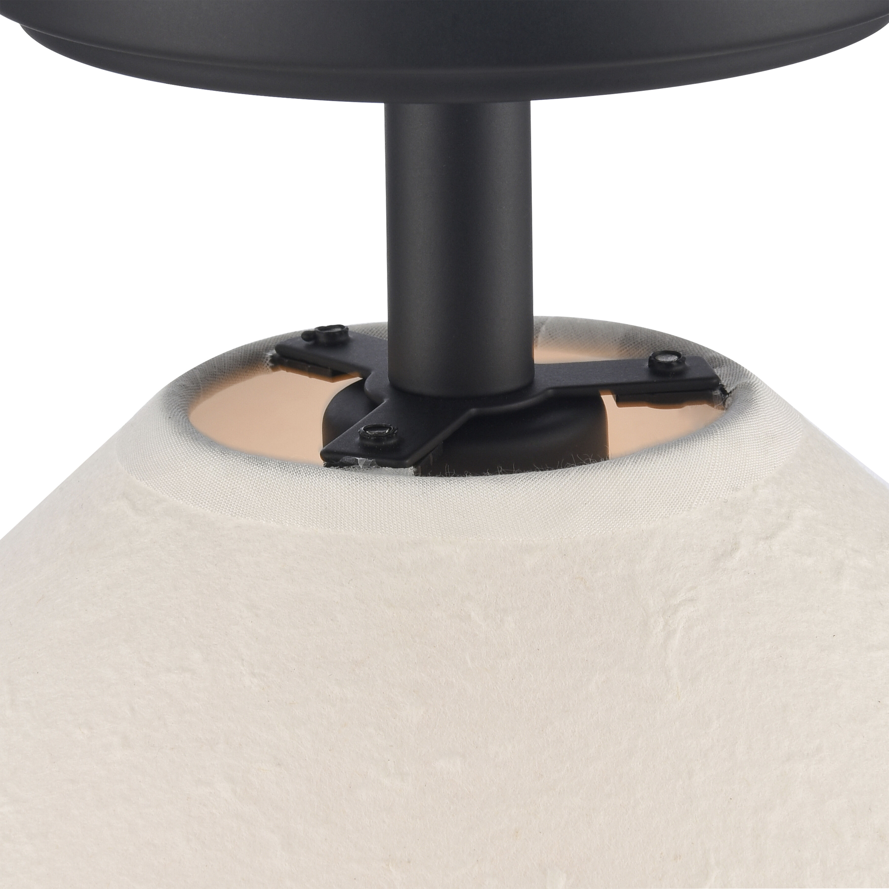 Rydell 1 Light 14 inch Matte Black Semi Flush Mount Ceiling Light