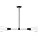 Norro 2 Light 36 inch Matte Black Island Light Ceiling Light