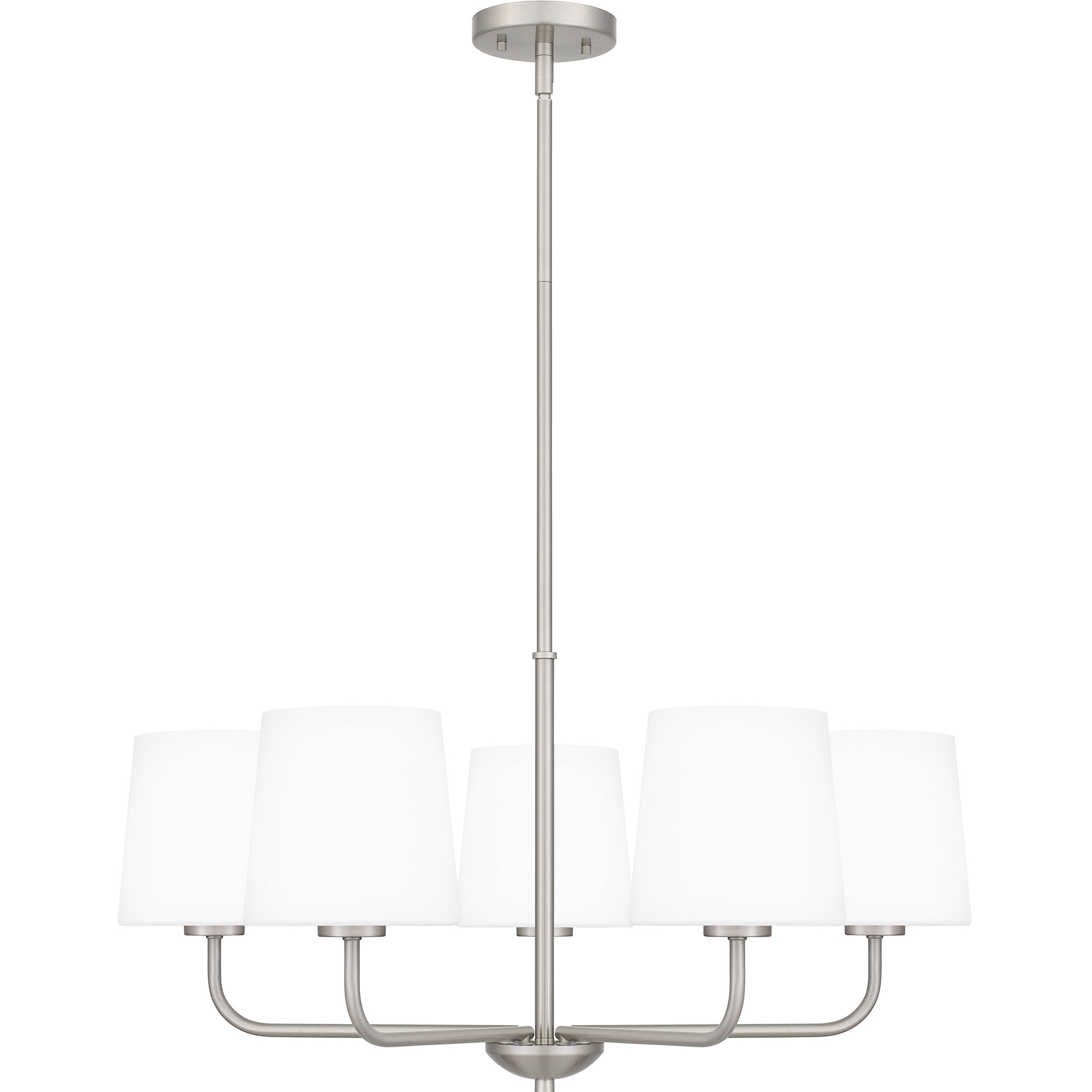 Gallagher 5 Light 28 inch Brushed Nickel Chandelier Ceiling Light