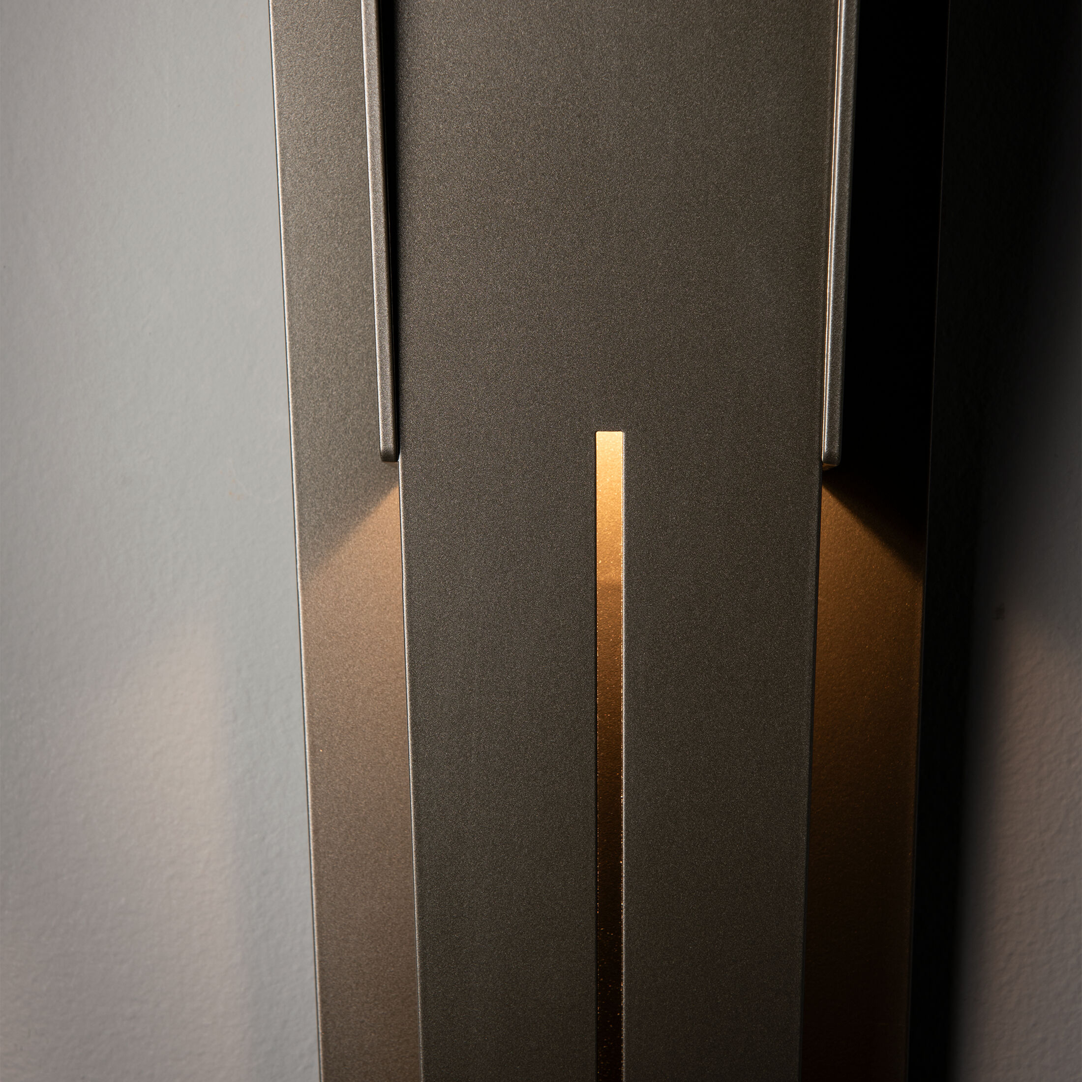 Linea 2 Light 21.9 inch Coastal Dark Smoke Outdoor Wall Sconce