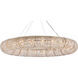 Paris 24 Light 59 inch Brass Chandelier Ceiling Light