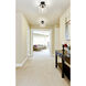Joliet 1 Light 13 inch Matte Black Semi Flush Mount Ceiling Light
