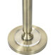 Coralie 63 inch 100 watt Hayla Gold and White Floor Lamp Portable Light