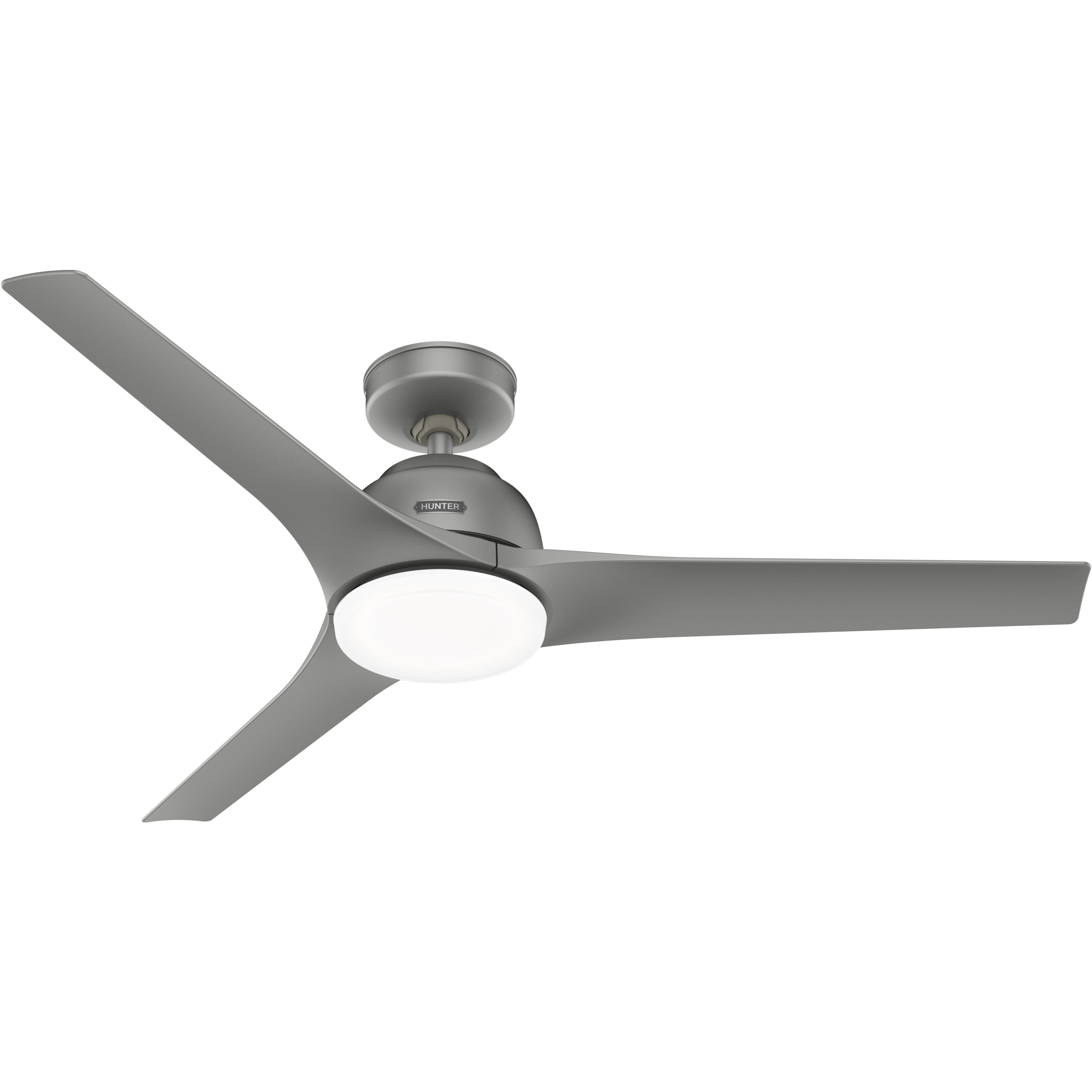 Gallegos 52 inch Matte Silver Outdoor Ceiling Fan