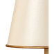 Tole Cream 6 inch Tapered Chandelier Shade