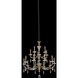 Floridia 15 Light 37 inch Matte Brushed Champagne Gold Chandelier Ceiling Light