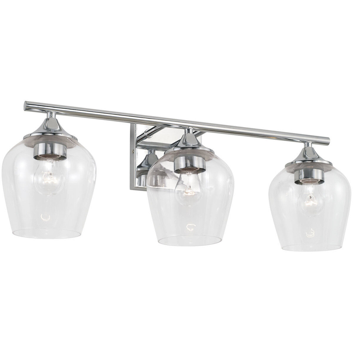 Elijah 3 Light 24.00 inch Bathroom Vanity Light