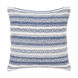 Isabella 20 X 20 inch Navy/Denim/White Pillow Cover, Square