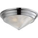 Hargreaves 3 Light 16.5 inch Polished Nickel Flush Mount Ceiling Light