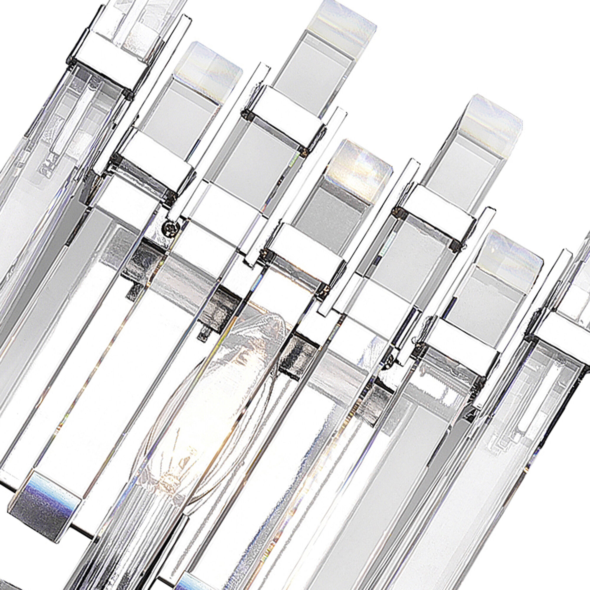 Henrietta 1 Light 8 inch Chrome Wall Light