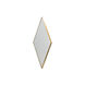 Diamond 40.4 X 18.9 inch Gold/Silver Wall Mirror