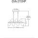 Giovanna LED 31 inch Matte Black Horizontal Pendant Ceiling Light