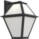 Terrace LED 24 inch Textured Black Outdoor Sconce, Lantern