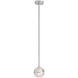 Noble 1 Light 6 inch Chrome Pendant Ceiling Light