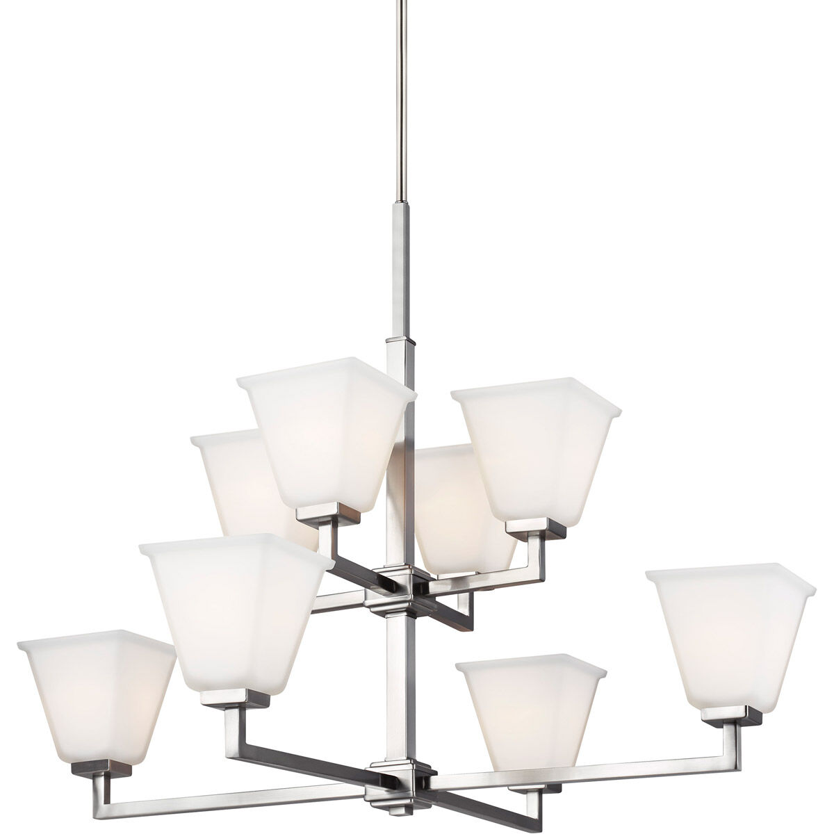Ellis Harper 8 Light 35.5 inch Brushed Nickel Chandelier Ceiling Light