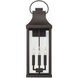 Bradford 4 Light 27 inch Oiled Bronze Outdoor Wall Lantern