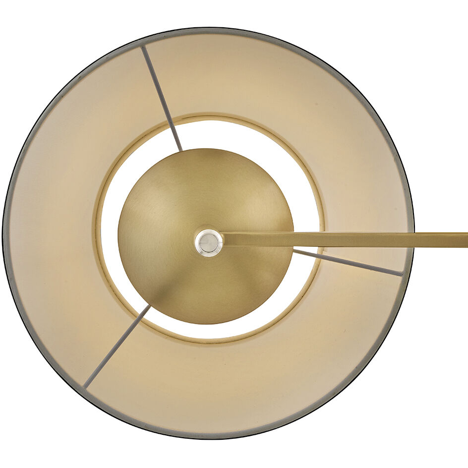 Sonia Wall Mount Wall Light in Light Beige Fabric