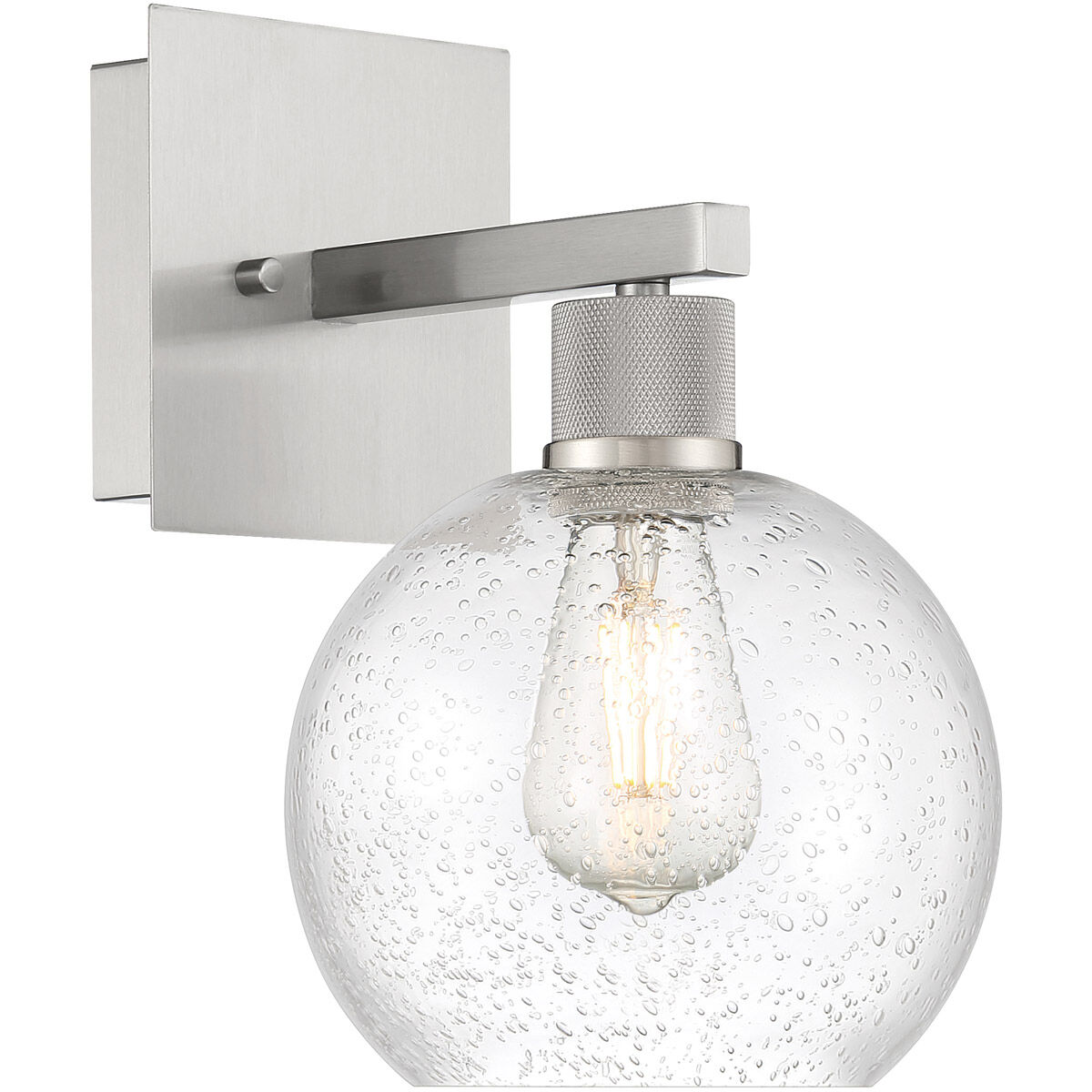 Port Nine LED 8 inch Brushed Steel Wall Sconce Wall Light