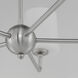 Bristol 5 Light 27 inch Satin Nickel Single-Tier Chandelier Ceiling Light