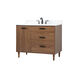 Baldwin 42 X 22 X 34 inch Walnut Brown Vanity Sink Set