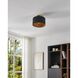Leilani 1 Light 11 inch Brushed Gold Semi-Flush Mount Ceiling Light