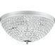 Globe 4 Light 16 inch Chrome Bowl Flush Mount Ceiling Light