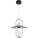 Artisan Collection/ LYRA Series 18 inch Black Pendant Ceiling Light