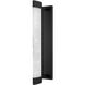 Solice LED 27 inch Sand Black Outdoor Wall Sconce