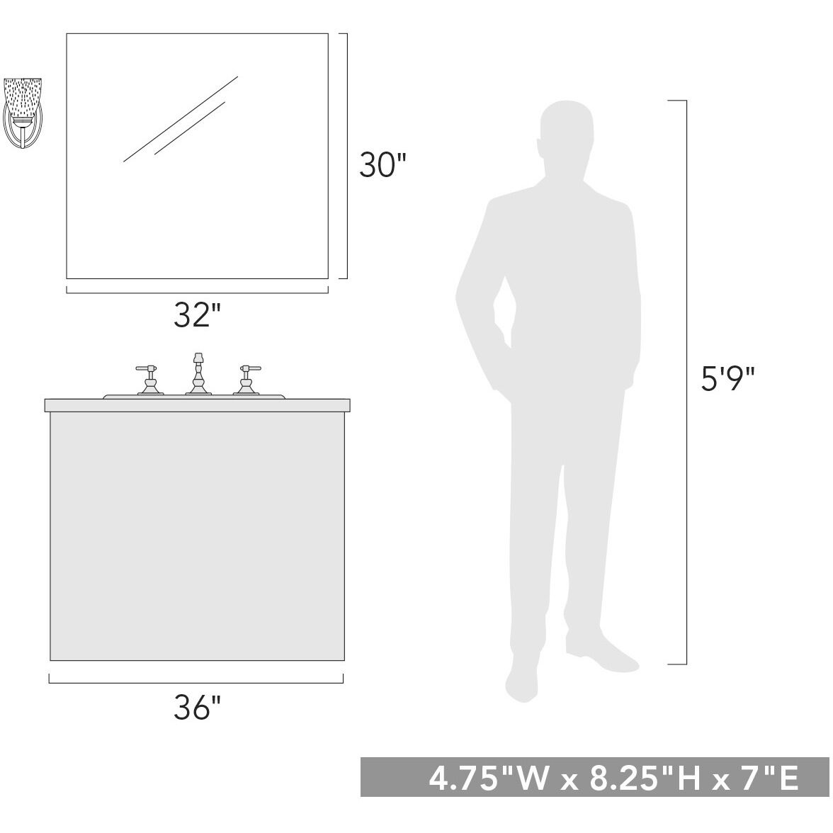 Parrish Vanity Wall Light