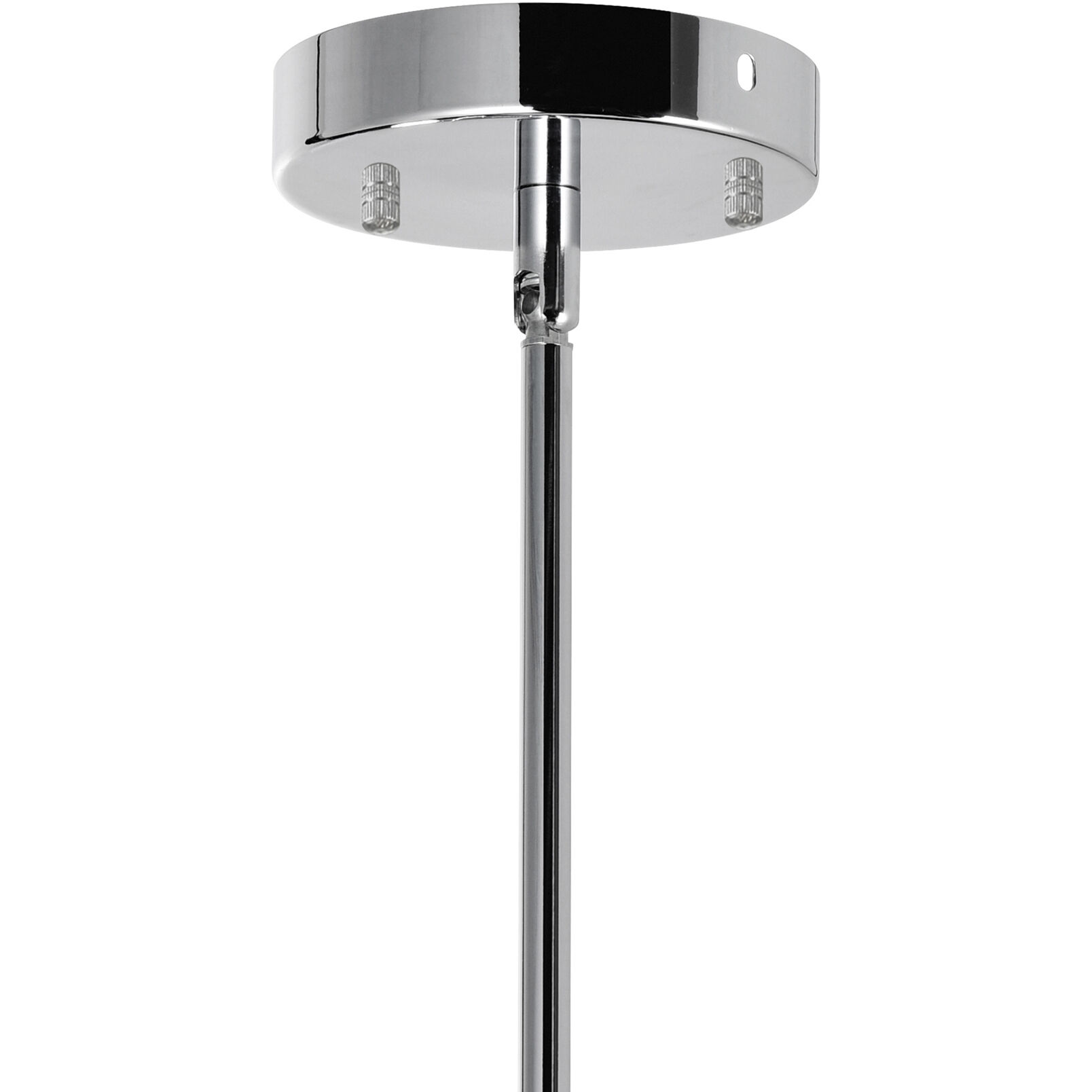 Franca 8 Light 22 inch Chrome Drum Shade Chandelier Ceiling Light in Off White