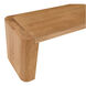 Post Natural Dining Bench, Small