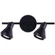 Byck 2 Light Black Track Lighting Ceiling Light