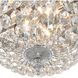 Waltham 2 Light 10 inch Polished Chrome Flush Ceiling Light in Clear Spectra