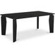 Satona 72 X 39 inch Black Dining Table