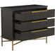 Riggs Sesame Black and Stained Brass Chest