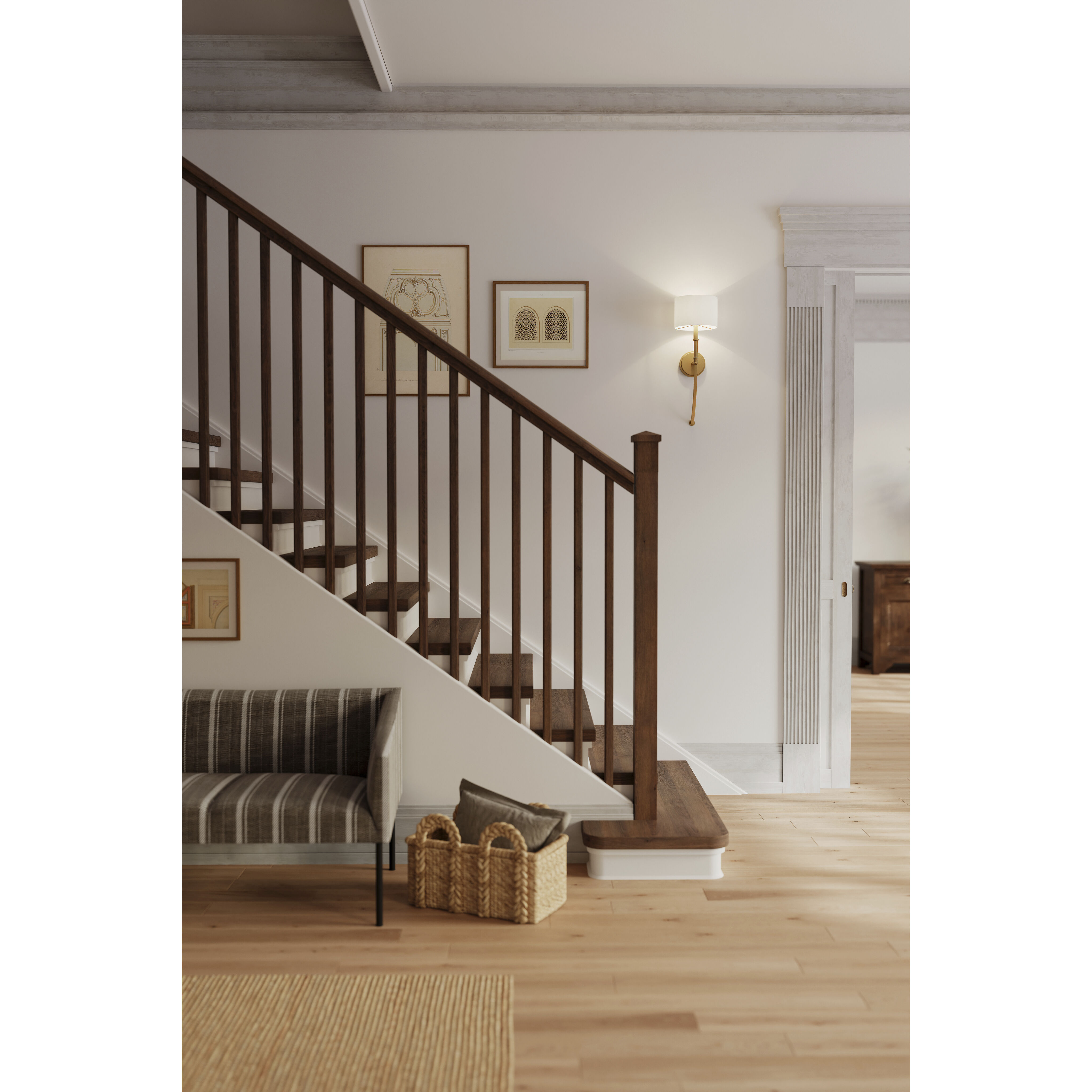 Molvene 1 Light 8 inch Legacy Brass Wall Sconce Wall Light