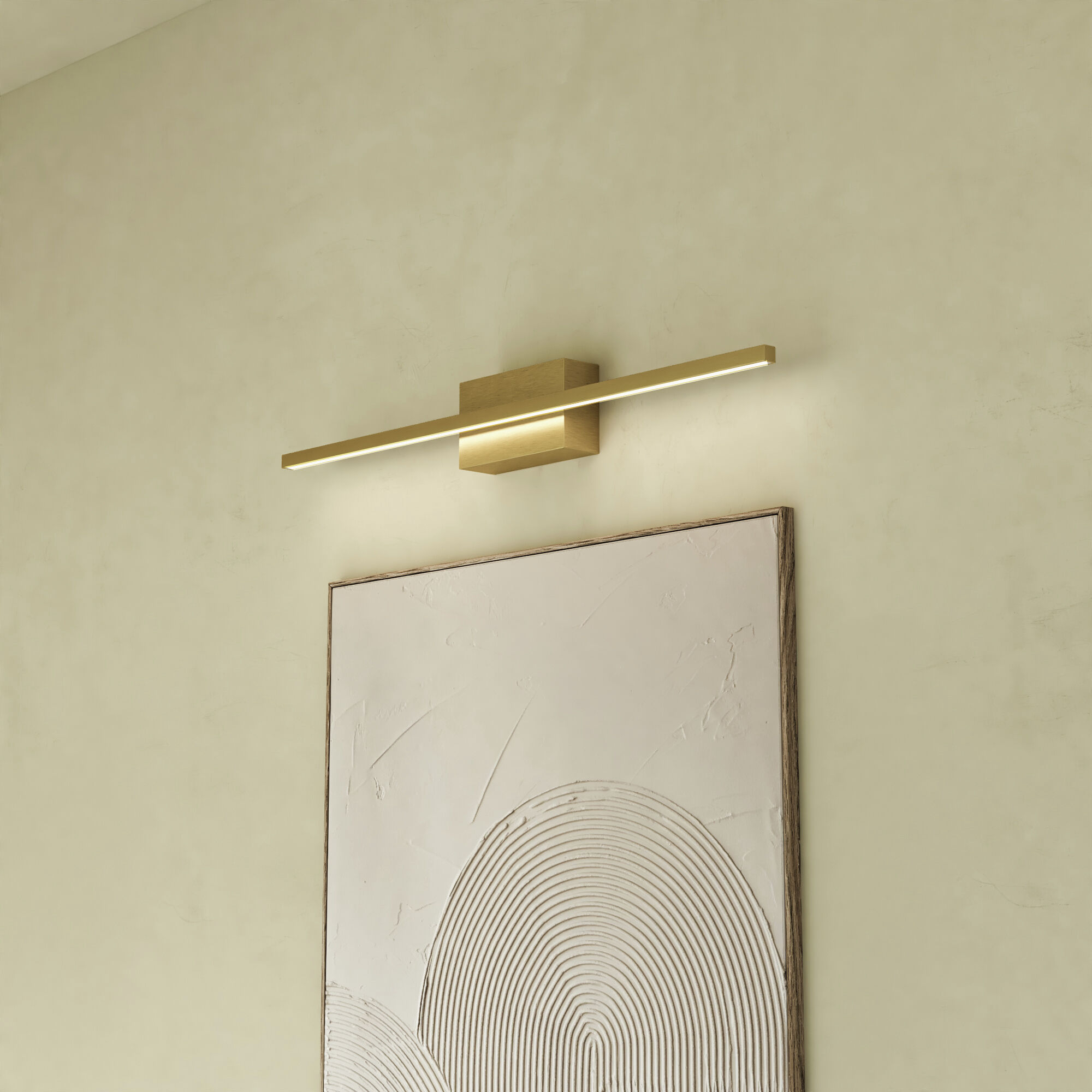 Vega Minor Bath Vanity Light Wall Light in Brushed Gold